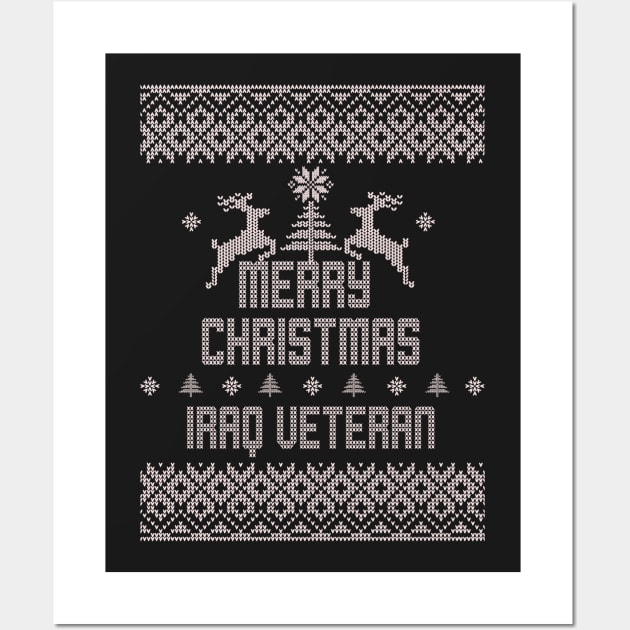 Merry Christmas IRAQ VETERAN Wall Art by ramiroxavier